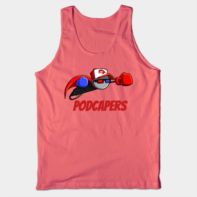 PodCapers Official Logo Tank Top by A Place To Hang Your Cape